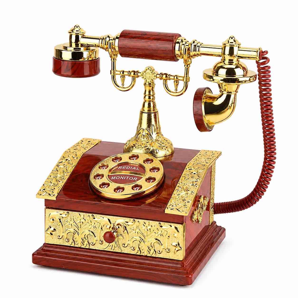 Vintage Telephone Musical Box